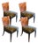 H-214 Chairs by Jindřich Halabala, Czechoslovakia, 1950s, Set of 4 For Sale
