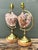 Vintage Brass and Wood Shell Lamps - Pair For Sale - Image 10 of 12