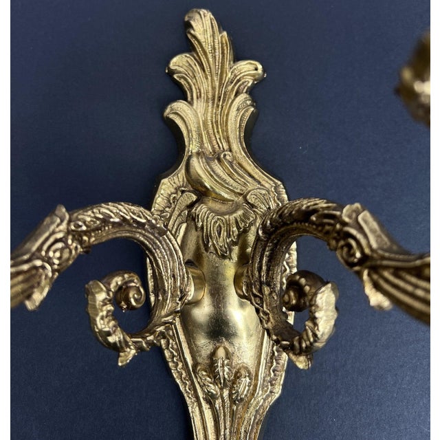 Vintage French Wall Sconces, Set of 2 For Sale - Image 5 of 13