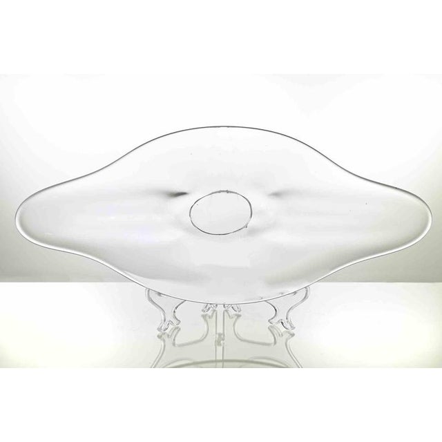 Vintage Italian Murano Glass Plate, 1970s For Sale - Image 3 of 6
