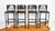 Matteo Grassi 1980s Mid-Century Matteo Grassi Black Saddle Leather Sistina Bar Stools - Set of 4 For Sale - Image 4 of 14