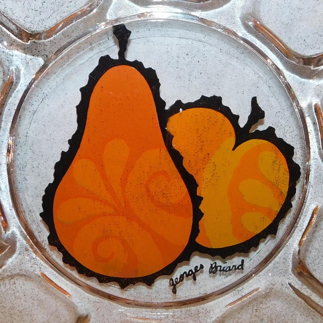 Mid 20th Century Mid 20th Century Georges Briard Glass Platter For Sale - Image 5 of 6