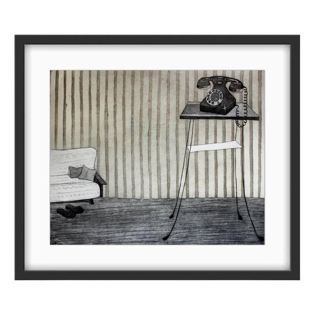 Agnieszka Mazek, Call Me, Etching on Paper, 2008 For Sale