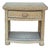 Vintage Wicker Nightstand With Drawer and Lower Shelf For Sale