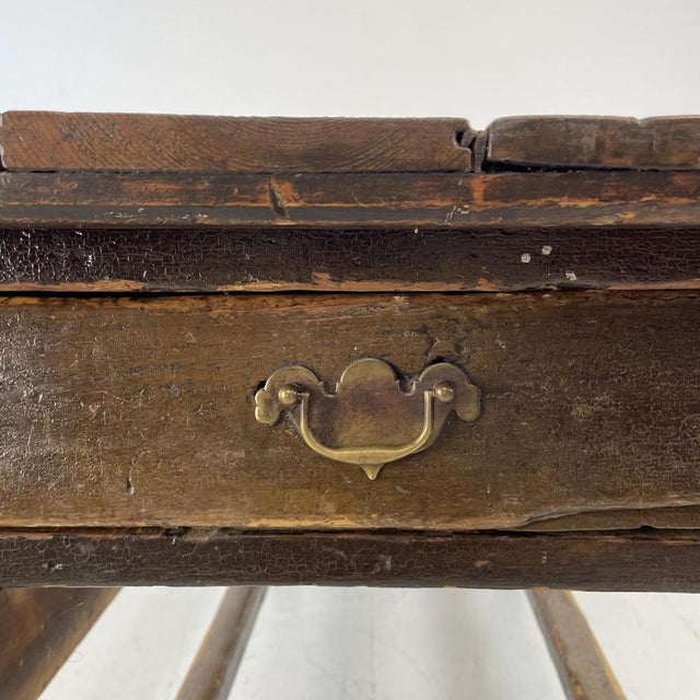 Wood Vintage Georgian Desk For Sale - Image 7 of 13