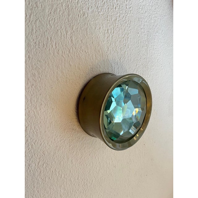 Model 2319 Ceiling or Wall Lamps attributed to Max Ingrand Fontana Arte, Italy 1950s, Set of 2 For Sale - Image 3 of 11