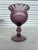 Glass Vintage Stemmed Purple Glass Bowl, Goblet by Imperial Ohio Glass Co. For Sale - Image 7 of 8
