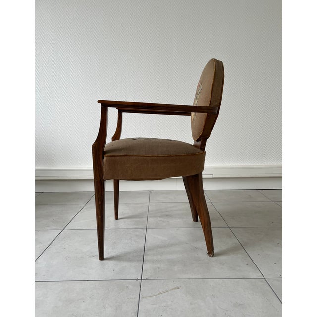Bridge Armchairs by Jean Pascaud, 1937, Set of 4 For Sale - Image 3 of 7