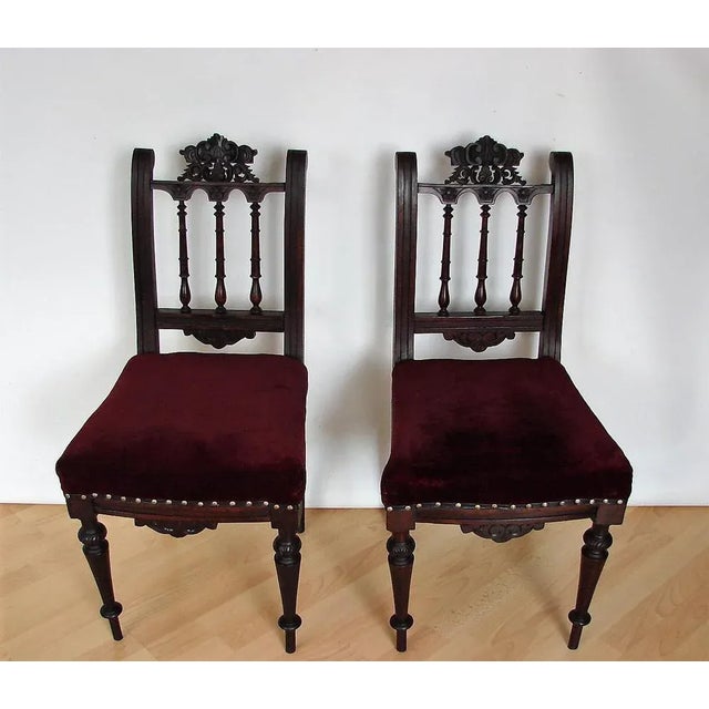 Set of 19th Century Dining Chairs For Sale - Image 11 of 12
