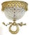 Early 20th Century Early 20th Century Antique French Ormolu Mounted Baccarat 'Atrib.' Crystal Flush Mount Chandelier For Sale - Image 5 of 13