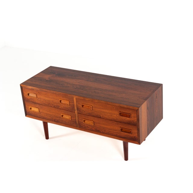 Mid-Century Modern Danish Rosewood Chest of Drawers by Poul Hundevad for Hundevad & Co, 1960s For Sale - Image 9 of 18