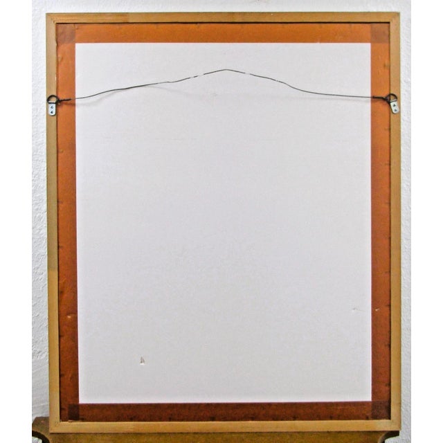 1970s Jovan Obican Musical Umbrella Artist Proof Edition 1000 White Framed and Signed For Sale - Image 12 of 12