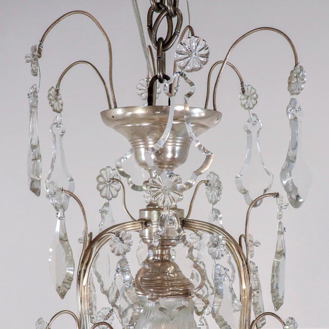 Metal Late 19th Century Louis XVI Revival De La Troisième République Chandelier For Sale - Image 7 of 18