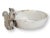 Mid 20th century English silverplate trinket dish featuring a wonderfully detailed squirrel perched at the side holding a...