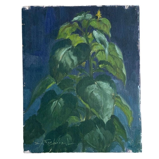 Contemporary Original Oil Painting Sunflower by Bill Farnsworth For Sale - Image 3 of 10
