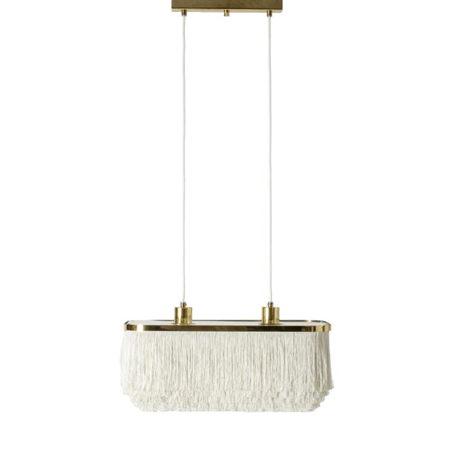 Vintage Fringe Pendant Light by Hans-Dagen Jakobsson, 1960s For Sale