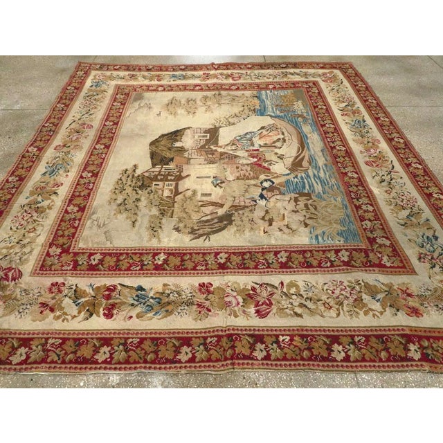 Textile Galerie Shabab Collection Early 20th Century European Tapestry For Sale - Image 7 of 10