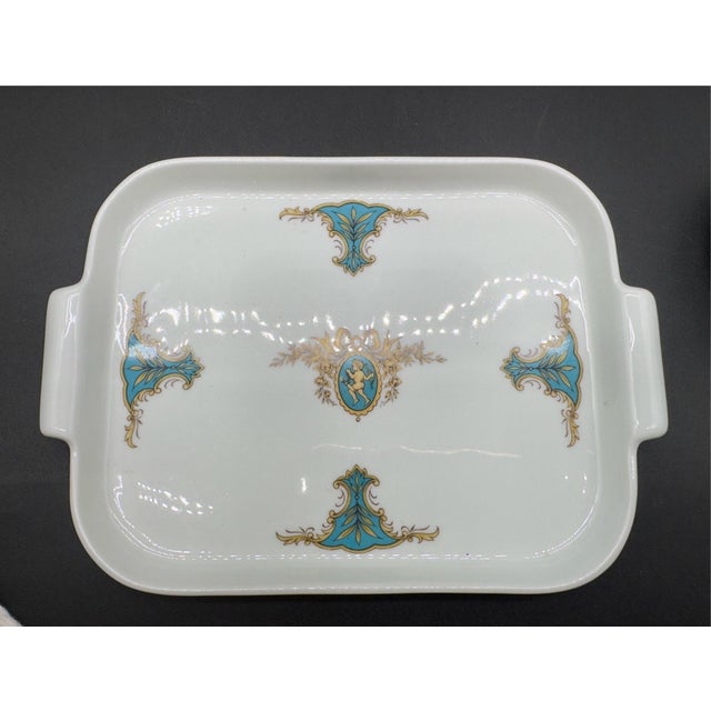 French Limoges French Porcelain Dresser Set For Sale - Image 3 of 8