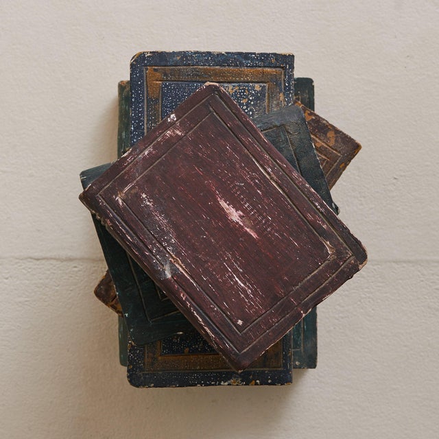 Brown Faux Book Wood End Table Attributed to Maitland-Smith, 1970s - 2 Available For Sale - Image 8 of 11