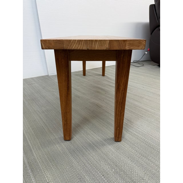 Rustic Modern Reclaimed Teak Bench For Sale In San Francisco - Image 6 of 13