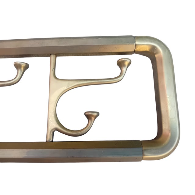 Metal Art Deco Coat Rack, 1940s For Sale - Image 7 of 8