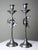 Silver Vintage Sun and Moon Candlesticks in Silver-Plated Pewter, 1960s, Set of 2 For Sale - Image 8 of 14