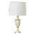 Italian Empire Style Carved Marble Table Lamp For Sale