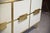 Gold Sideboard with White Murano Glass from Justfurnituress SRL For Sale - Image 8 of 13