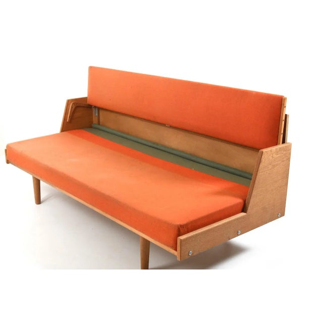 Wood Early GE-258 Daybed in Oak by Hans J. Wegner for Getama For Sale - Image 7 of 10