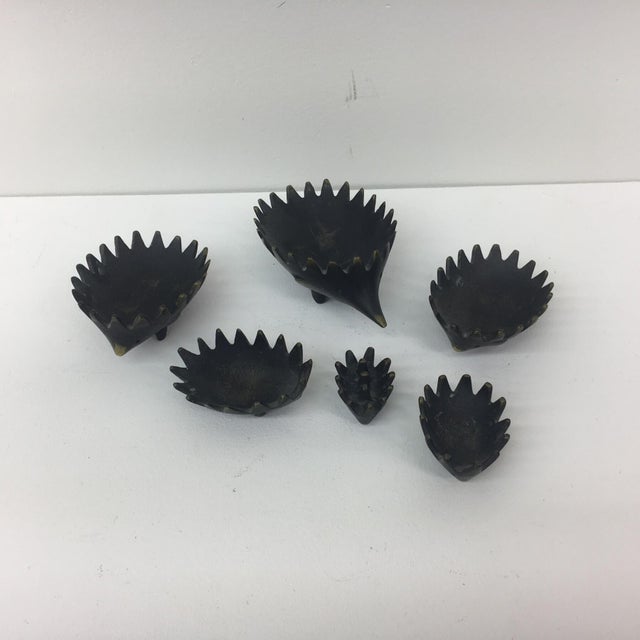 Walter Bosse for Hertha Baller, Stackable Hedgehog Ashtray Set Austria, 1950s For Sale - Image 15 of 18