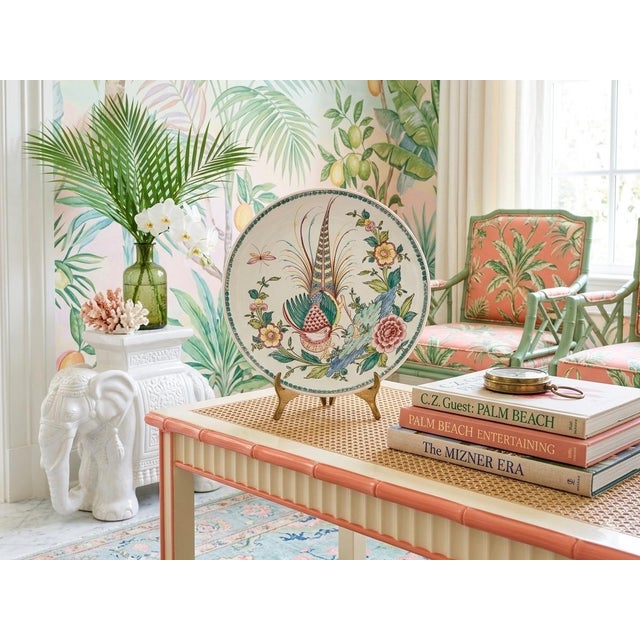 Bring color, charm, and European craftsmanship to your wall or shelf with this vintage 13-inch hand‑painted Portuguese...