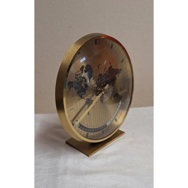 Vintage German Table Clock by Heinrich Möller for Kienzle, 1970s For Sale - Image 3 of 7