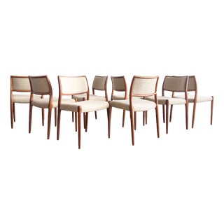 Dining Room Chairs by Niels O. Møller for J.L. Mollers, Set of 8 For Sale
