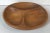 Vintage Divided Wooden Nut Bowl For Sale - Image 4 of 4