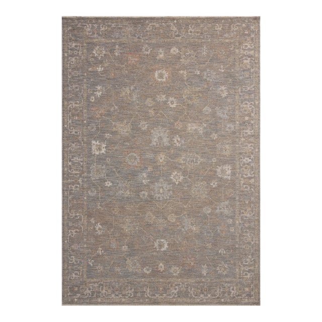 Chris Loves Julia x Loloi Louisa Stone / Multi 2'-7" x 14' Runner Rug For Sale