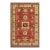1990s 1990s Rustic Super Kazak Rust/Beige Wool Rug For Sale