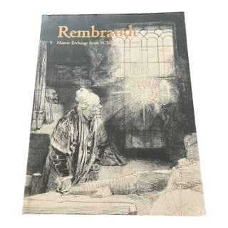 Rembrandt: Master Etchings From St. Louis Collections, Exhibition Catalog For Sale
