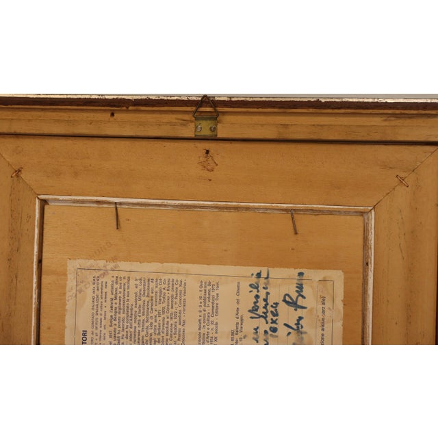 Bruno Tintori, Houses in Versilia, 1975, Oil Painting, Framed For Sale - Image 11 of 13