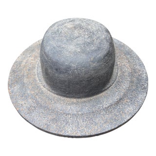 1920s Argentine Cast Iron Gaucho Hat Form For Sale