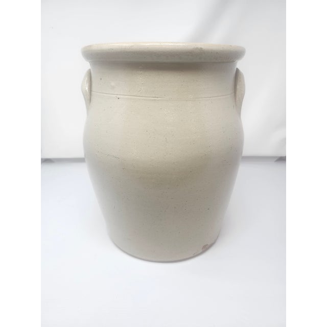 Fort Edwards N. Y. Stoneware Ovoid Shaped Crock For Sale In New York - Image 6 of 15