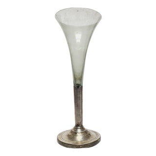 Swedish Art Deco Fluted Vase, 1930s For Sale