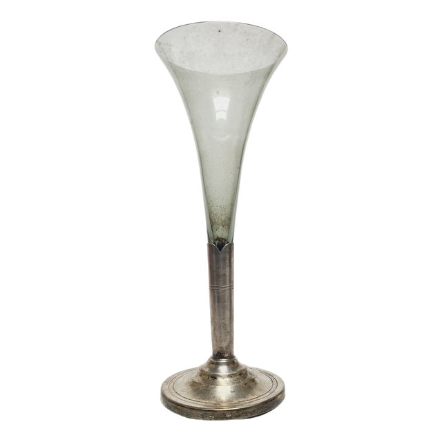 Swedish Art Deco Fluted Vase, 1930s For Sale