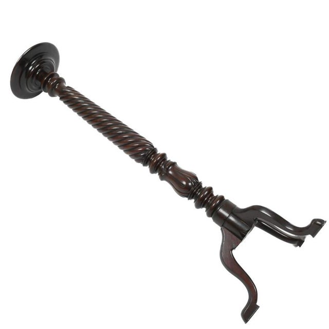 Wood Mid 20th Century Chippendale Style Mahogany Plant Stand For Sale - Image 7 of 7