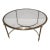 Maison Jansen Style Two Tone Glass Coffee Table For Sale
