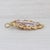 Figurative Figural Carved Shell Cameo Pendant Brooch 10k Gold Floral Wreath Woman Children For Sale - Image 3 of 4
