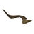 18" Rustic Natural Artistic Horn Shape Brush Accent Display For Sale In San Francisco - Image 6 of 8