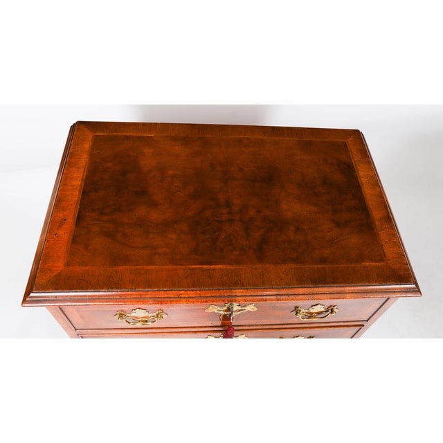 Vintage Bedside Tables in Burr Walnut, Set of 2 For Sale - Image 11 of 18