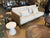 Modern Lodge Wood & Ivory Sofa For Sale In Los Angeles - Image 6 of 8