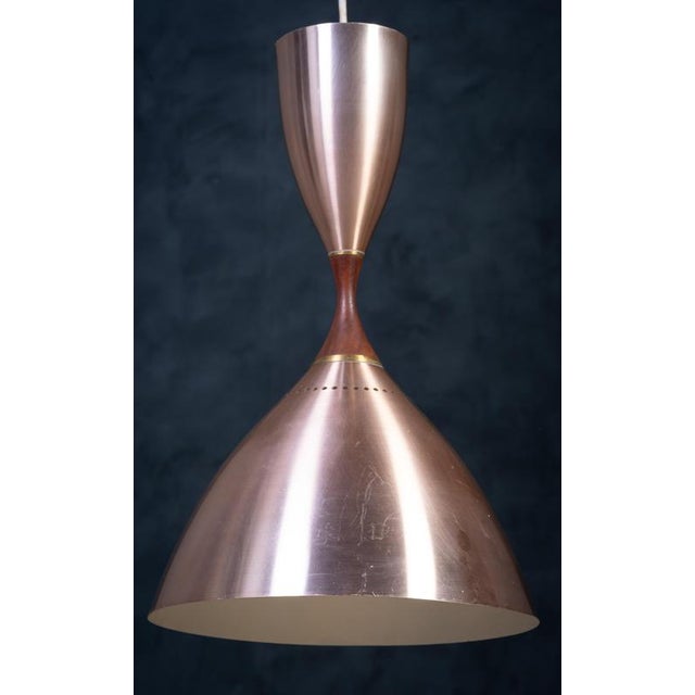 Pendant Lamps attributed to Svend Holm Sørensen for Holm Sørensen & Co, 1950s, Set of 2 For Sale - Image 3 of 9