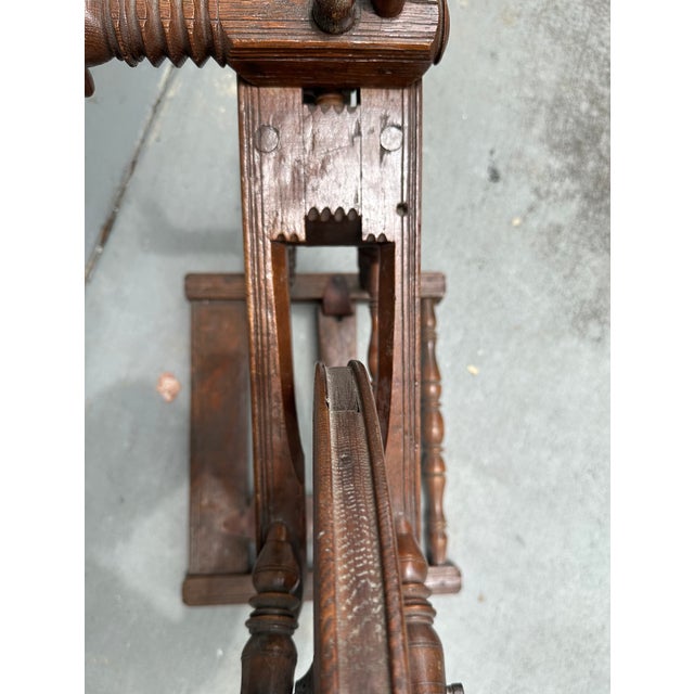 Brown 19th Century Spinning Wheel For Sale - Image 8 of 13